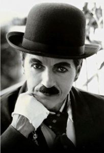 famous moustache Charlie Chaplin