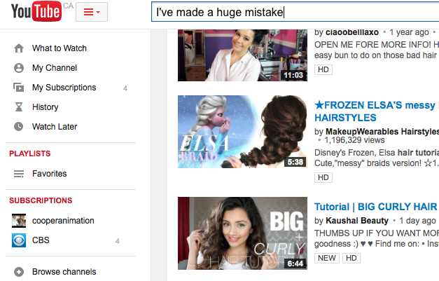 Why You Should Stop Watching YouTube Hair Tutorials Why You Should Stop Watching YouTube Hair Tutorials