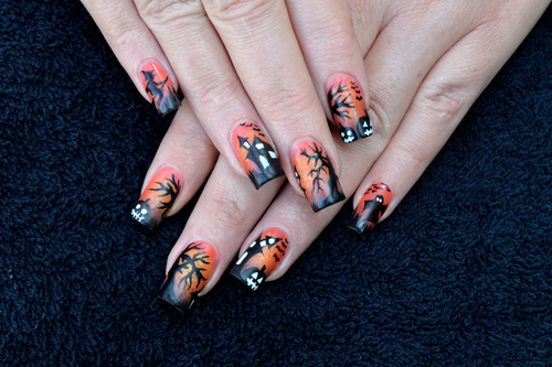 nail designs for halloween