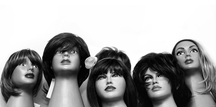 Used Mannequin Heads