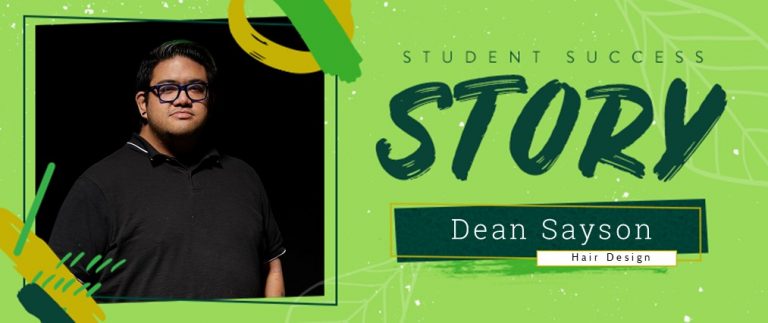Hair Design Student Success Story: Dean Sayson