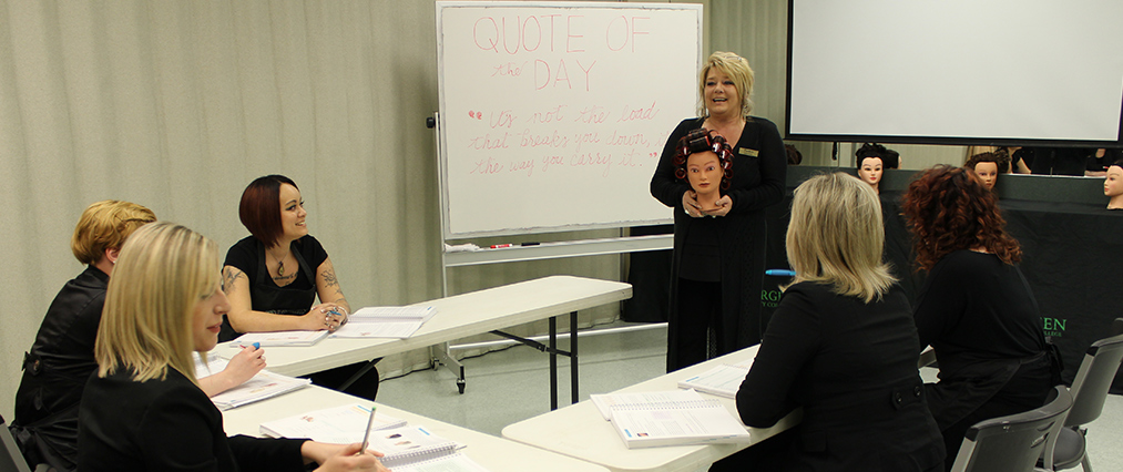 beauty school class