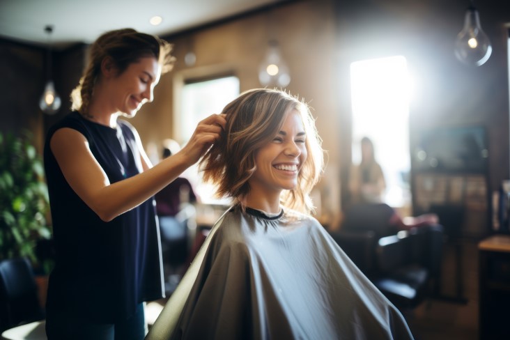working cosmetology before graduating