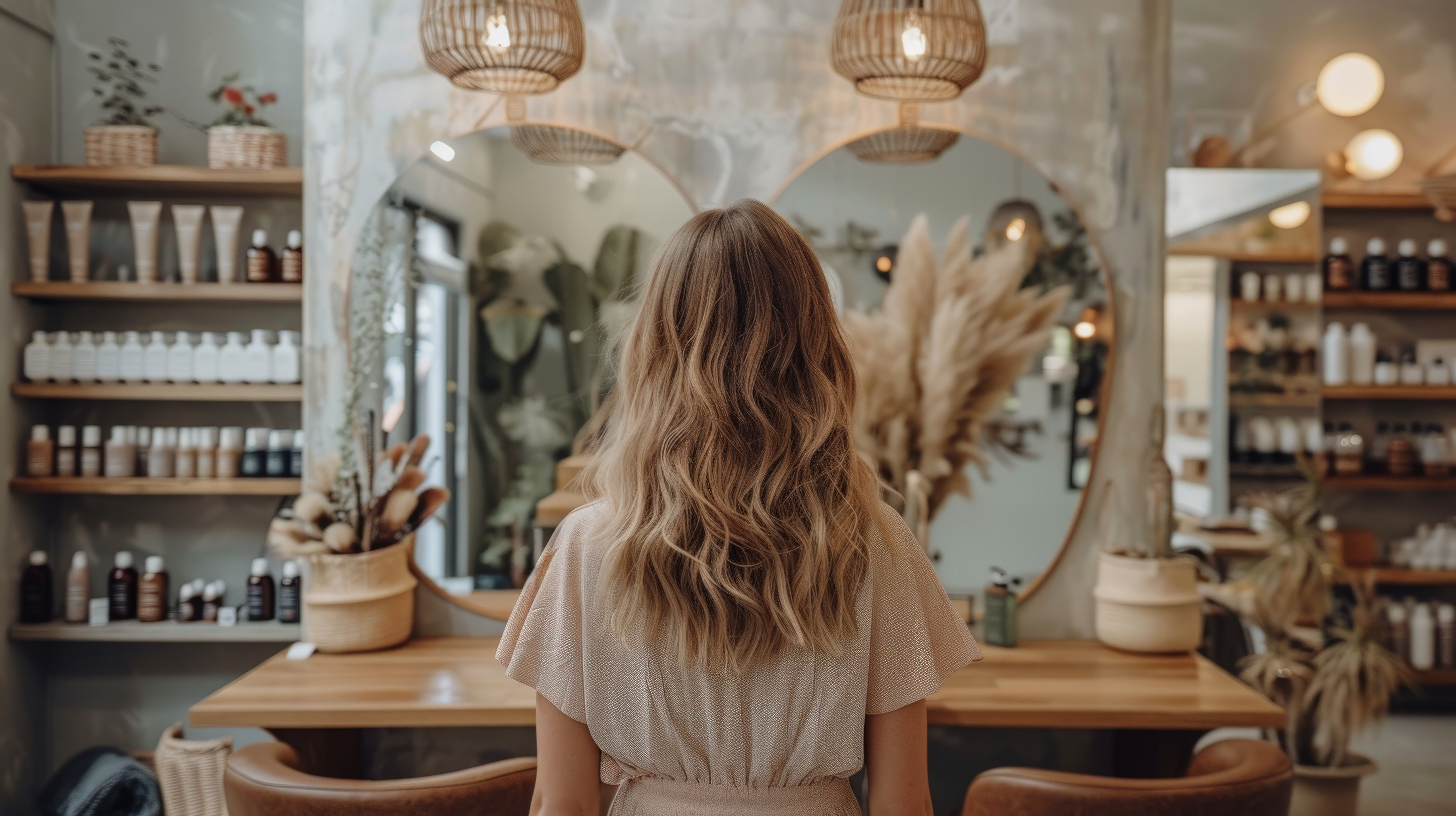 woman at salon