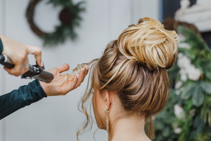 beauty industry hair styling work