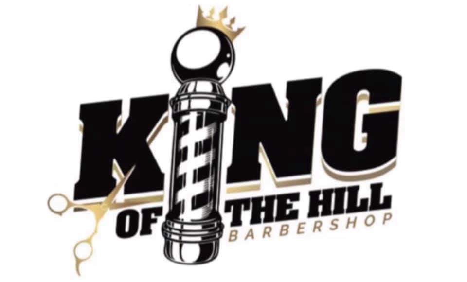 King Of The Hill Barbershop. Logo