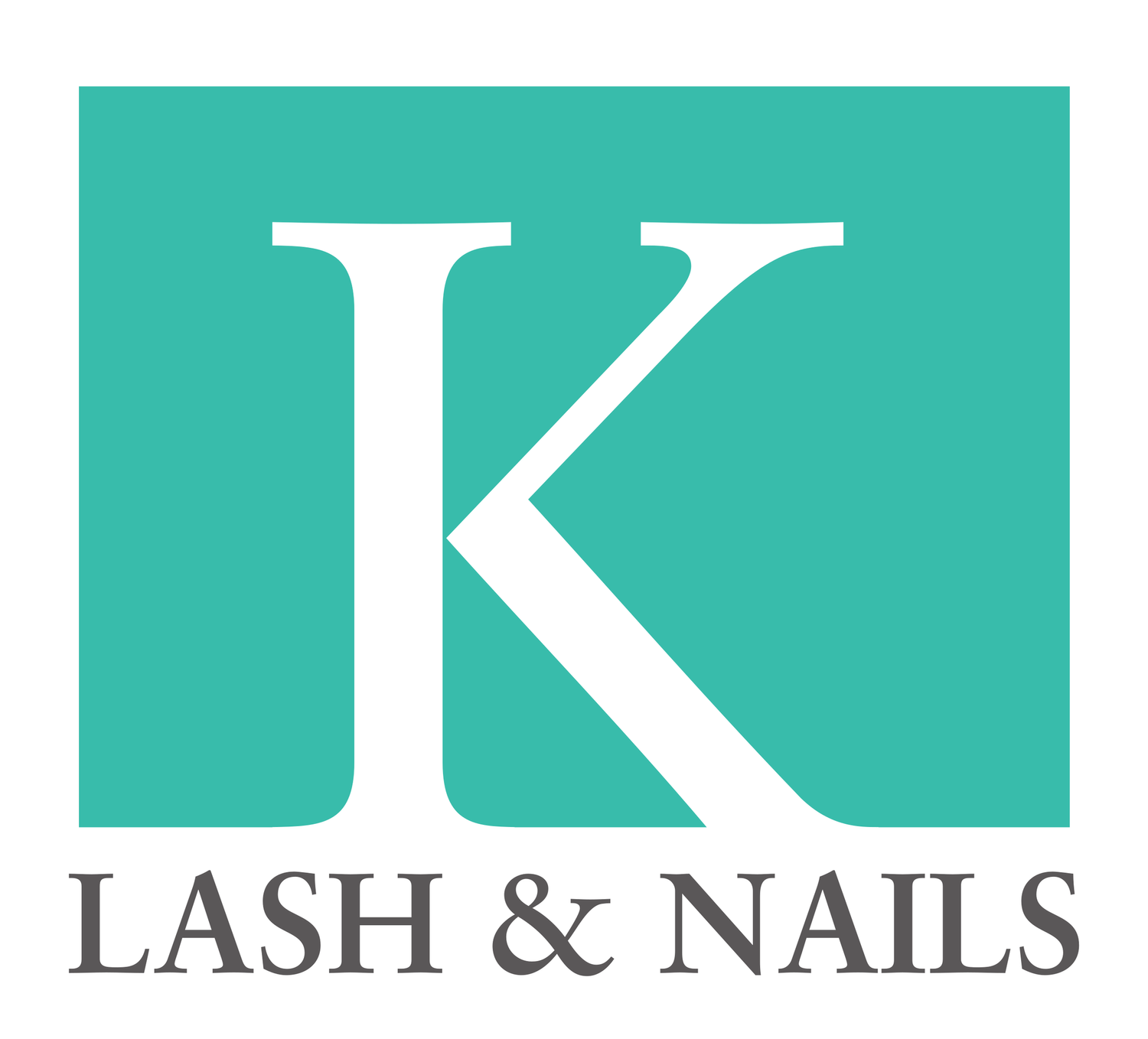 K Lash & Nails Logo