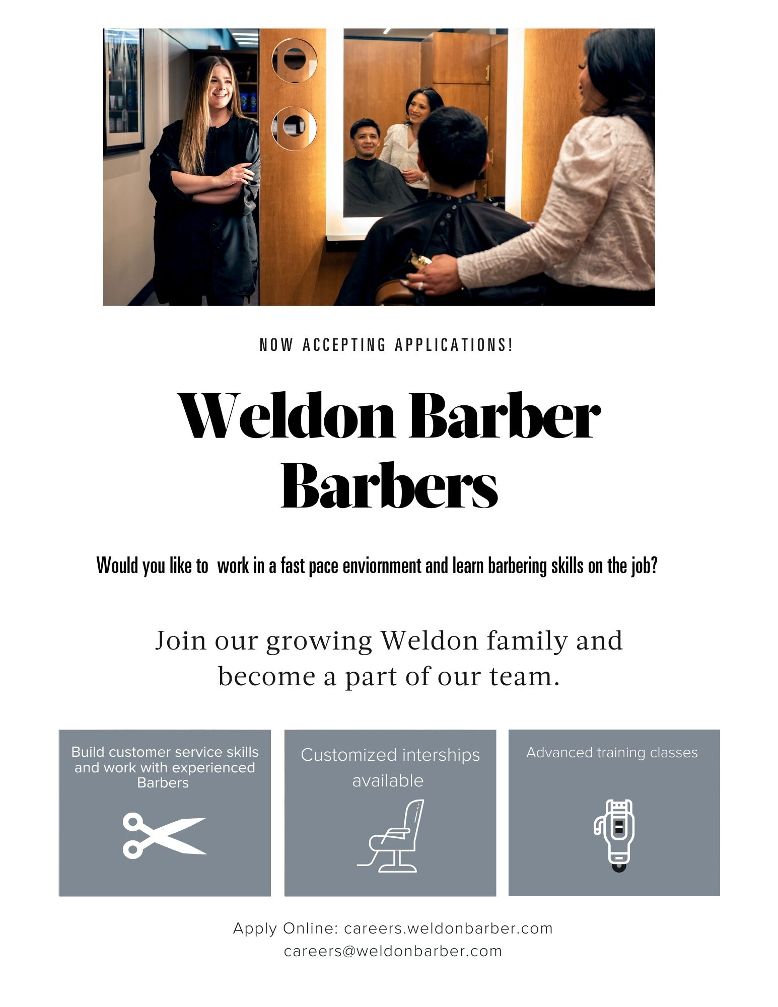 Weldon Barber Logo