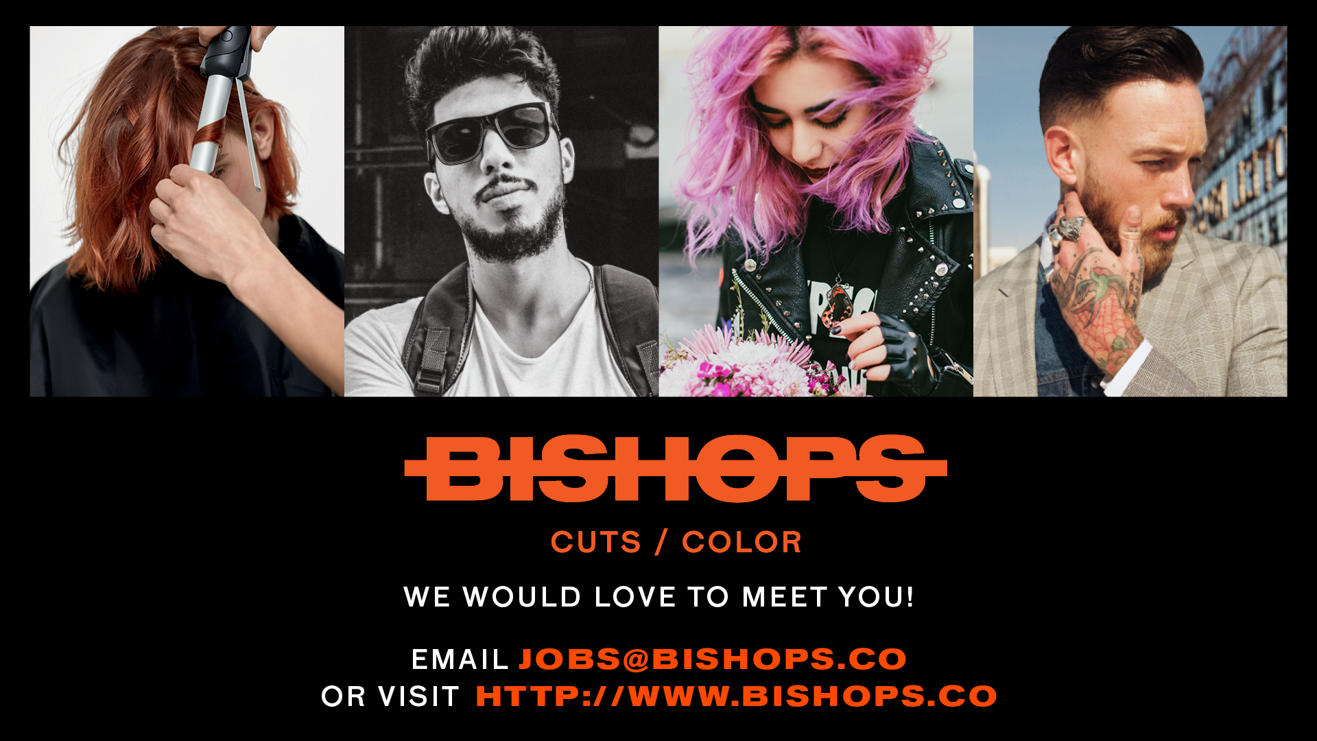 Bishops Cuts and Color Logo